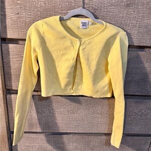 Princess Polly Yellow Cropped Cardigan